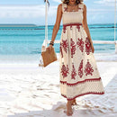 Vestido Mykonos Beach com Estampas Barrocas e Caimento Impecável