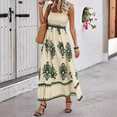 Vestido Mykonos Beach com Estampas Barrocas e Caimento Impecável